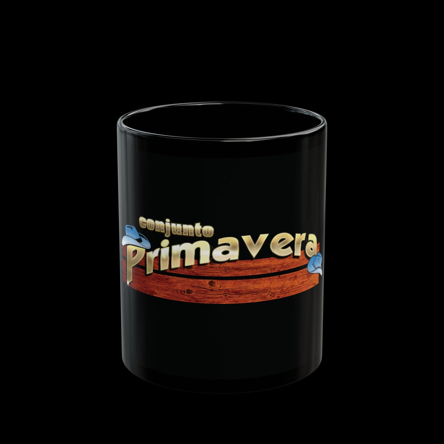 Conjunto Primavera Black Mug (11oz, 15oz)