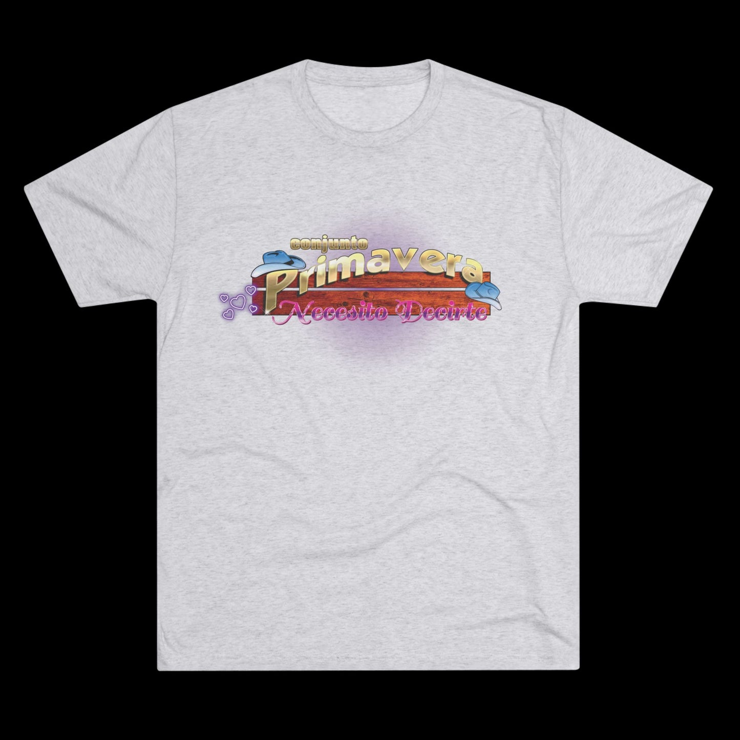 Necesito Decirte Unisex Tri-Blend Crew Tee